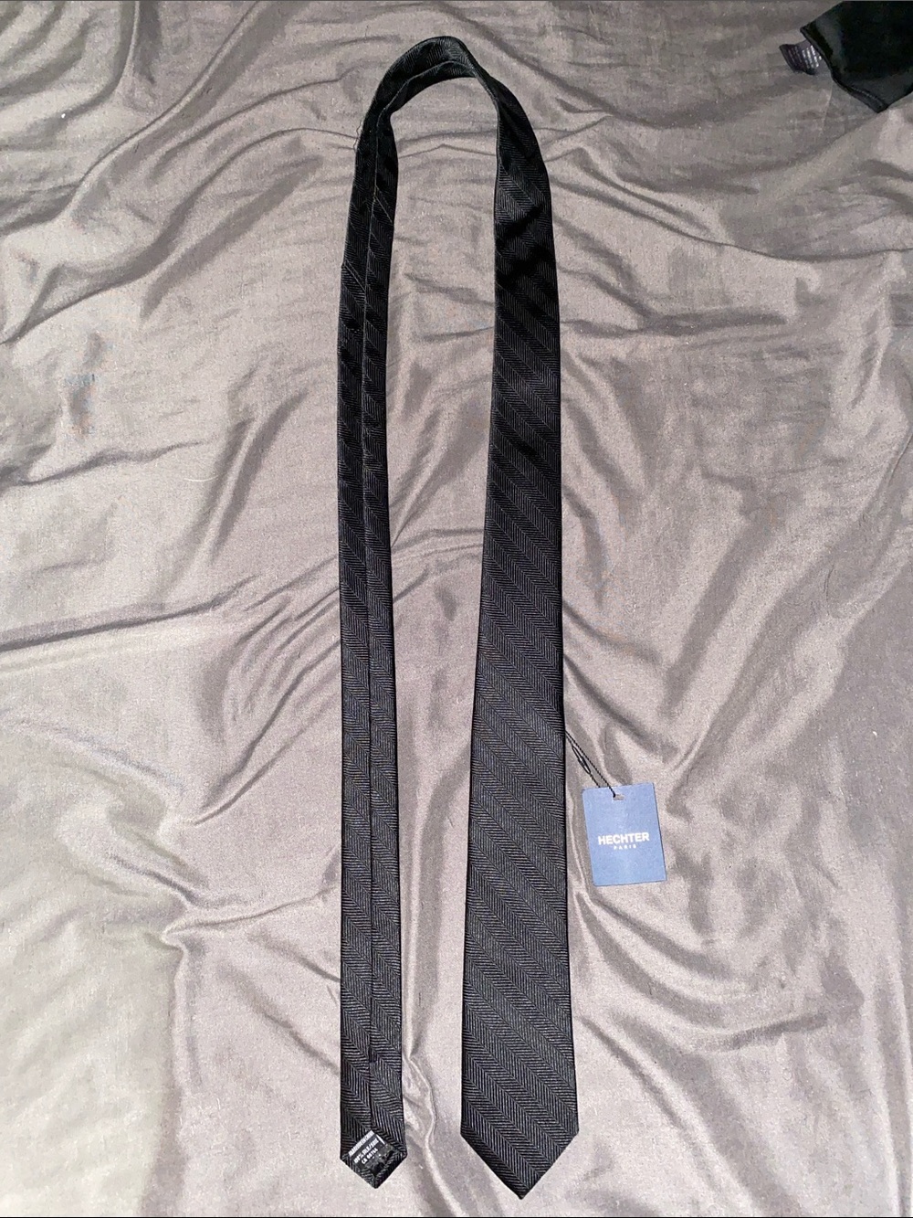 Daniel Hechter Black Textured Men’s Tie